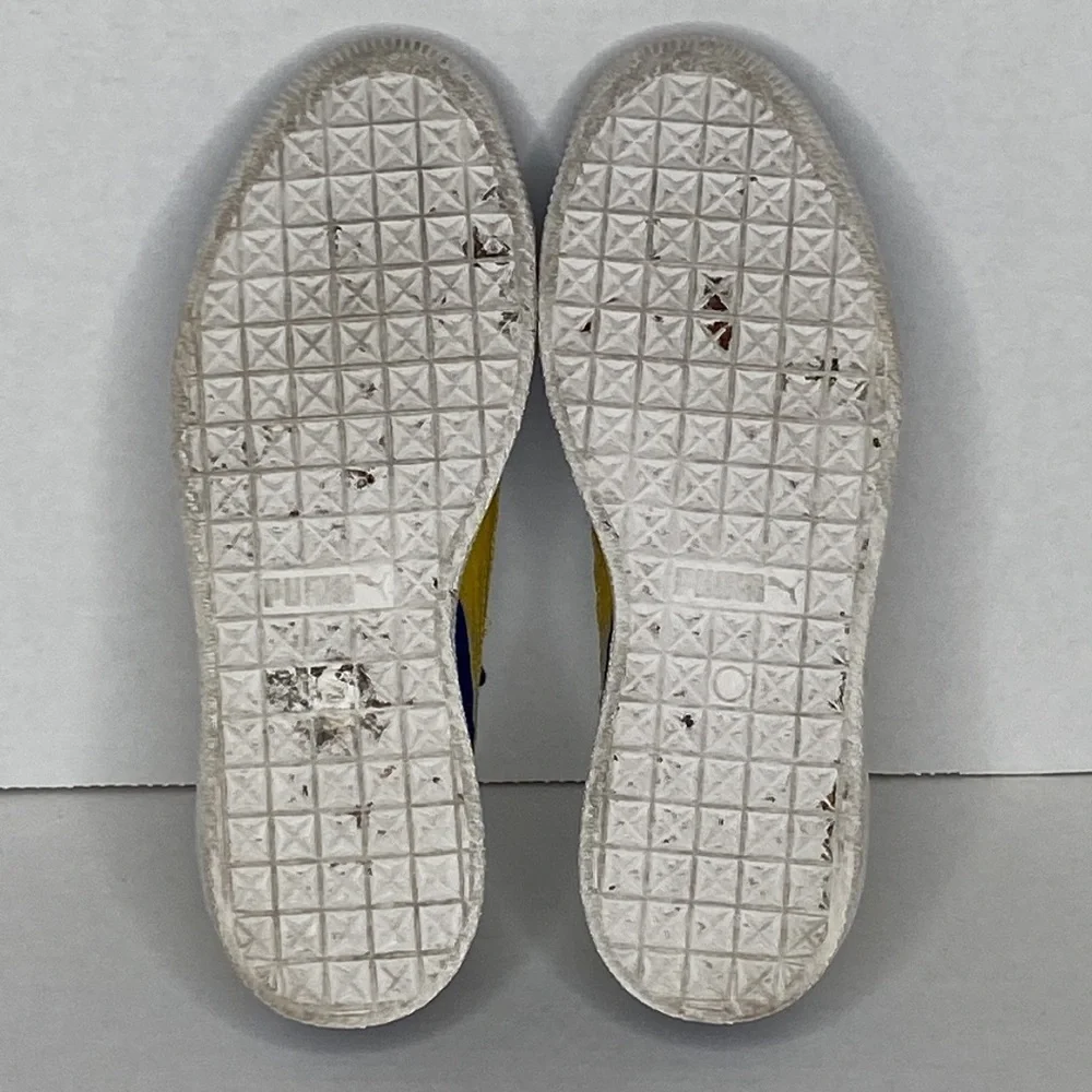 Puma Clyde in Blue and Dandelion Yellow, 5.5 - Picture 14 of 16